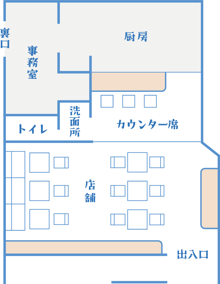 レンタルスペースCOCOの間取り